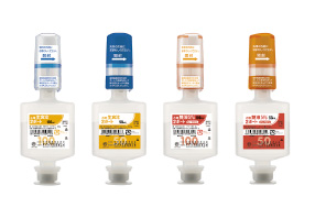 注入針付溶解剤「大塚生食注2ポート」「大塚糖液2ポート」