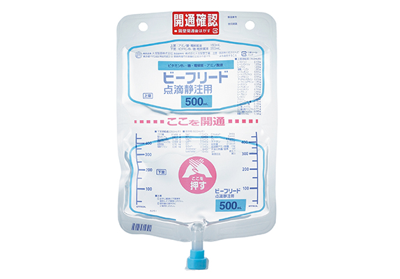 ビタミンB1・糖・電解質・アミノ酸液「ビーフリード輸液」