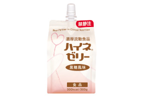 寒天で固めたゼリータイプの濃厚流動食品「ハイネゼリー」