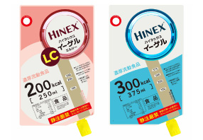 名称および一部の組成を変更した新製品として、濃厚流動食品「ハイネックスイーゲル」「ハイネックスイーゲルLC」