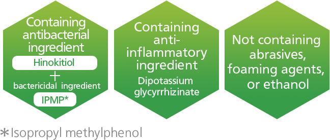 Characteristics: Contains antibacterial and anti-inflammatory ingredients for total oral care