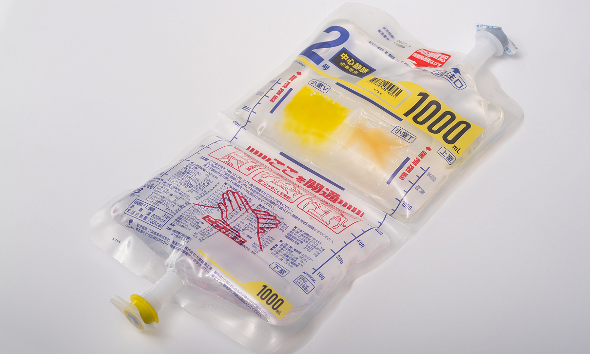 Development of IV solutions and containers that have led the industry in Japan