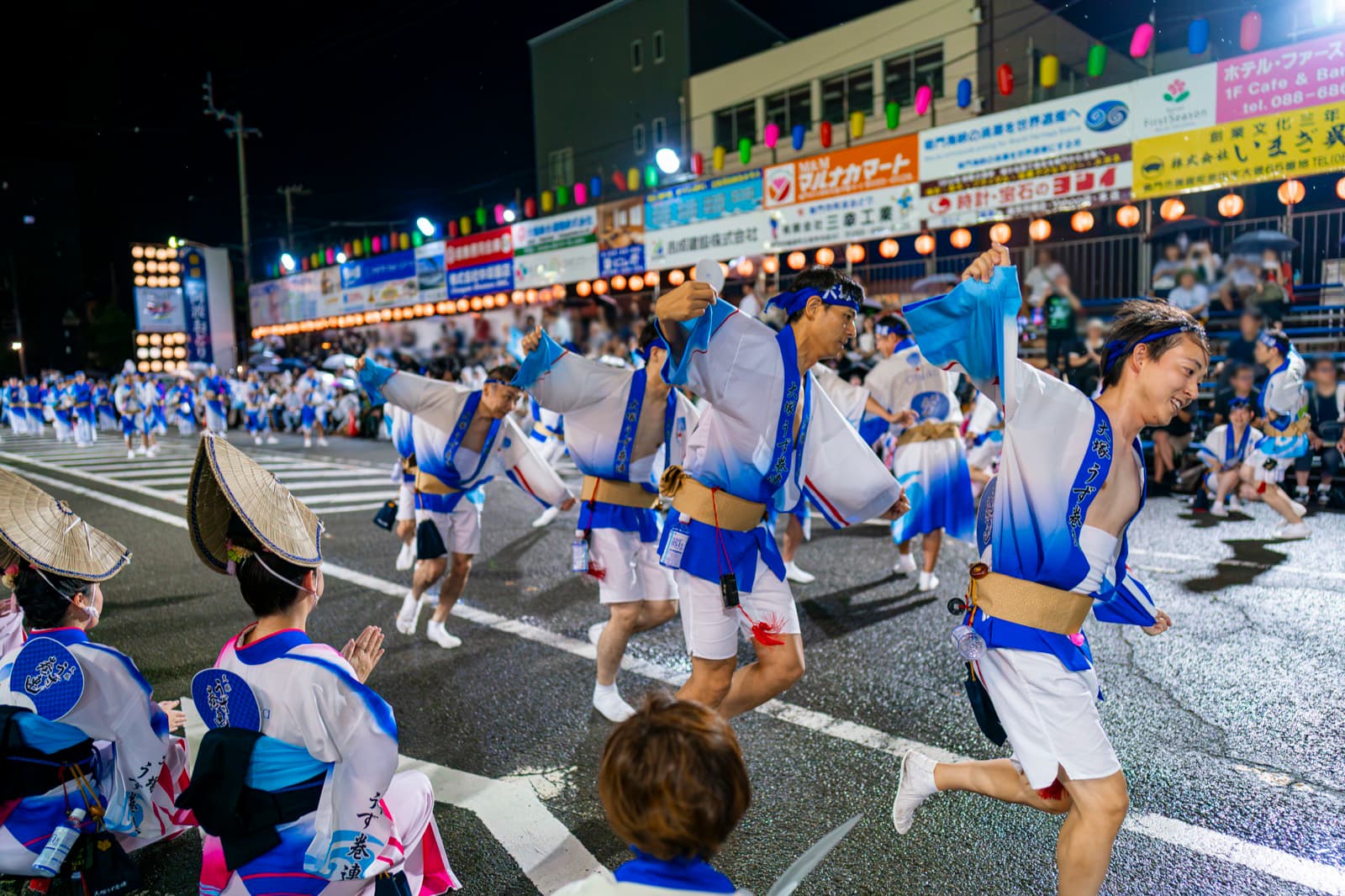 阿波おどりの練習風景
