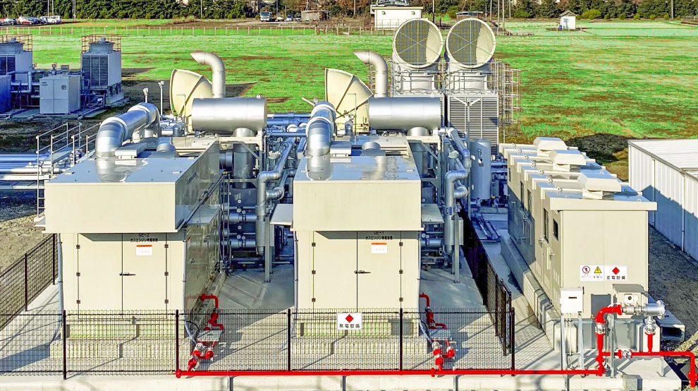 2020年2月に導入したコージェネレーションシステム設備