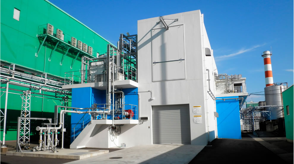 鳴門工場の排水処理設備