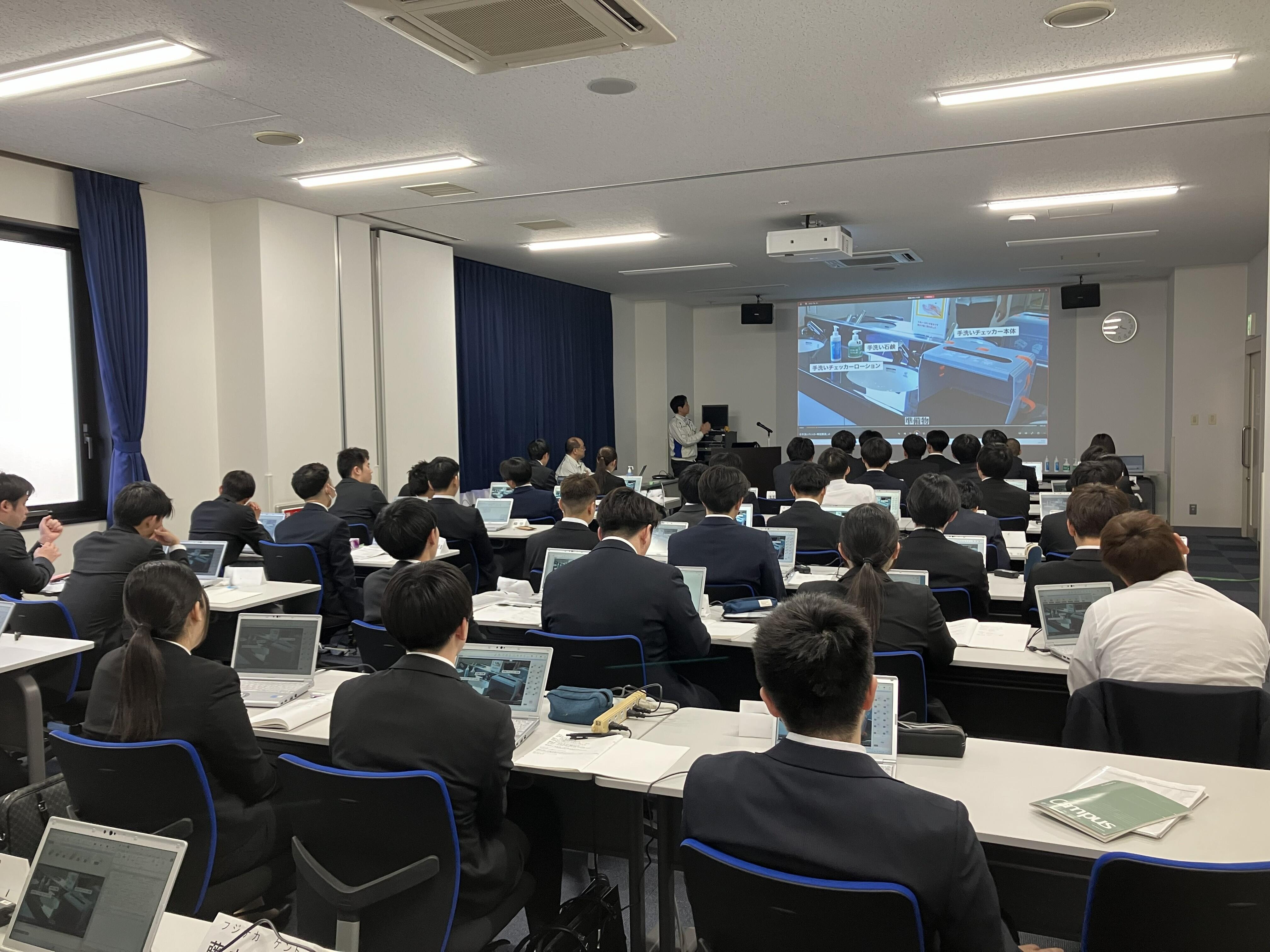 入社時研修を終えて配属先へ