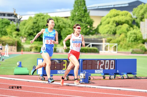 女子1500m　中村選手