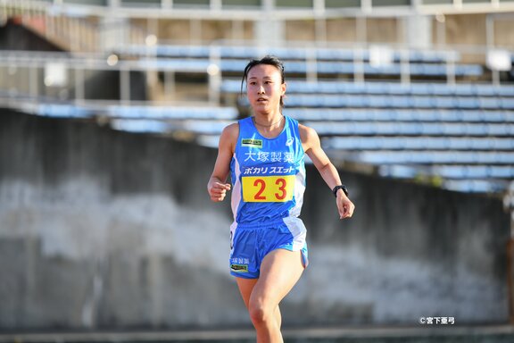 女子5000m　中村選手